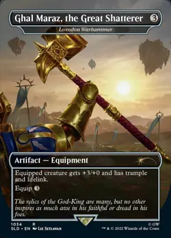 [1x] Ghal Maraz, the Great Shatterer - Loxodon Warhammer (1034) - Borderless Nea - Image 1