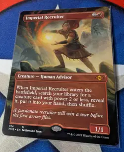 Imperial Recruiter Borderless NonFoil MTG MH2 Modern Horizons 2 - Image 1