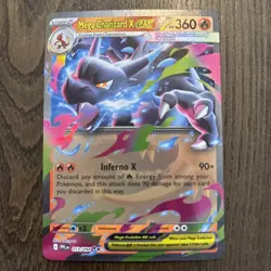 Mega Charizard X EX 013/094 Double Rare - Pokemon TCG - Mega Evolutions - NM - Image 1