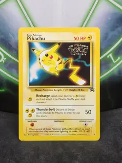 Pokemon Pikachu 4 WB Movie Black Star Promo LP - Image 1