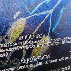 Pokemon Kyogre Custom Made Fan Art Holo And Textured - Image 2