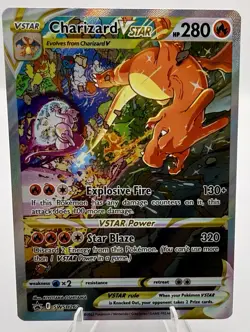 Pokemon Charizard VSTAR SWSH262 Ultra Premium Collection Black Star Promo - Image 1