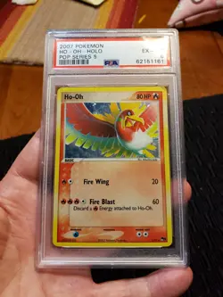 Pokemon Ho-Oh POP Series 5 Holo Promo #1 PSA 6 - Image 1