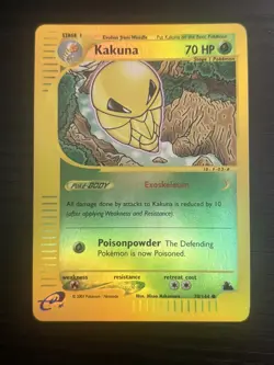 2003 Pokemon TCG Kakuna 70/144 Skyridge Reverse Holo NM - Image 1