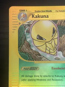 2003 Pokemon TCG Kakuna 70/144 Skyridge Reverse Holo NM - Image 2