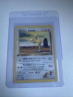 Blaine’s Doduo 1st Edition Gym Challenge 61/132 WOTC Vintage Pokemon - Image 1