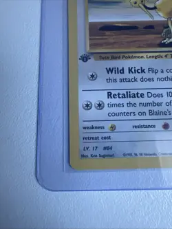 Blaine’s Doduo 1st Edition Gym Challenge 61/132 WOTC Vintage Pokemon - Image 3