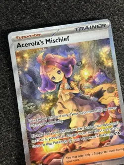 Pokemon TCG Acerola's Mischief 183/132 Mega Evolution SIR Full Art NM - Image 4