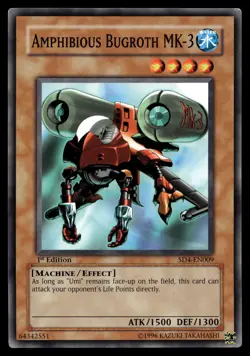 Amphibious Bugroth MK-3 SD4-EN009 Structure Deck: Fury from the Deep - Image 1