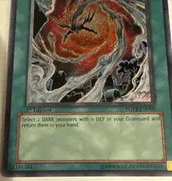 Recurring Nightmare FOTB-EN066 Secret Rare 1st Edition Yugioh NM Light Bleed - Image 3