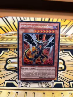 Yugioh Niedertrachtiger Rotaugiger Schwarzer Drache YMP1-DE001 Secret Rare - Image 1