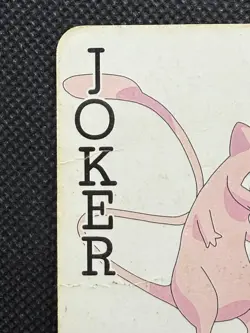 Pokemon Mew JOKER Televi-kun Playing Card Poker 1998 Nintendo - Image 2