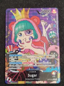 Sugar OP10-003 Alt Alternate Art Parallel Leader One Piece Card Game TCG - Image 1