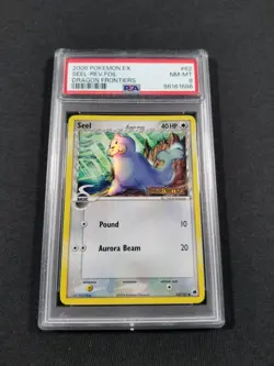 Pokemon Card Reverse Holo Seel 62/101 PSA 8 NM-MT ex Dragon Frontiers - Image 1