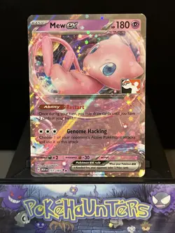 Pokemon Card Mew ex 151/165 Play! Prize Pack Series 5 Stamped Near Mint - Image 1
