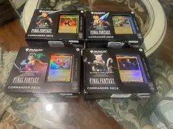 MTG FINAL FANTASY Sealed Commander Deck Bundle(Set of All 4 Decks) NEW - Image 1