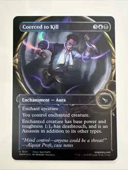 MTG - Coerced to Kill - Murders at Karlov Manor - 0311 Regular Uncommon Foil - Image 1