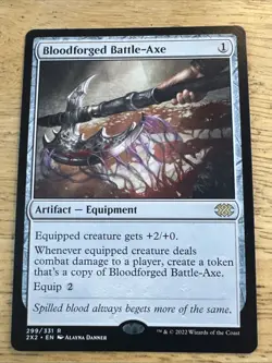 Bloodforged Battle-Axe x1 - Double Masters 2022 - NM-Mint, English - Double Mast - Image 1