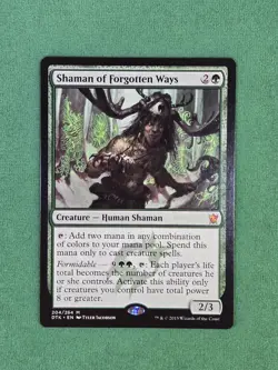 MTG Shaman of the Forgotten Ways Dragons of Tarkir 204/264 Regular Mythic - Image 3