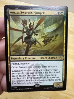 MTG Amzu, Swarm's Hunger, NM-Mint, English Ravnica: Clue Edition - Image 1