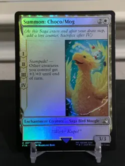 MTG Final Fantasy Summon: Choco/Mog 0035 Foil - Image 1