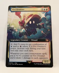Vivi Ornitier Extended Art Final Fantasy Nonfoil MTG - Image 1