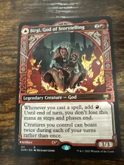 Birgi, God of Storytelling (Showcase) Kaldheim Regular - Image 1