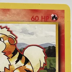 GROWLITHE - 28/102 - Base Set - Pokemon Card - LP - Image 3