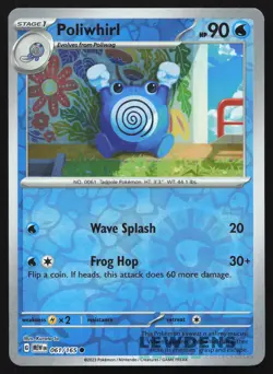 Poliwhirl - 061/165 - Reverse Holo - Scarlet & Violet 151 - Pokemon Card - Image 1