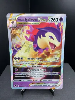 Pokemon TCG SWSH Astral Radiance Hisuian Typhlosion VSTAR 054/189 Ultra Rare NM - Image 1