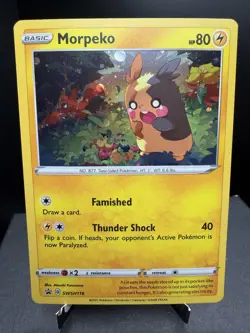 Pokemon TCG Sword & Shield Morpeko SWSH116 Black Star Promo Holo NM! - Image 1