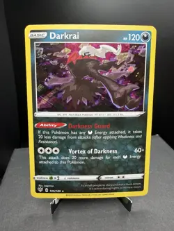 Pokemon TCG SWSH Darkness Ablaze Darkrai 105/189 Cosmos Holo Promo NM! - Image 1