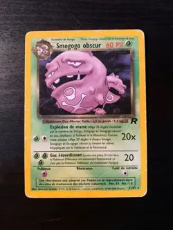 Carte Pokemon : Smogogo Obscur 31/82 Team Rocket Wizards Francaise - Image 1