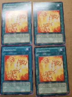 3x REKINDLING ANPR-EN060 COMMON YUGIOH NM/LP Unlimited Playset 3 x - Image 1