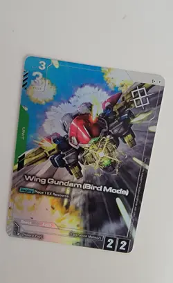 Gundam Card Game English Wing Gundam (Bird Mode) Tournament Winner Pack Promo - Image 1
