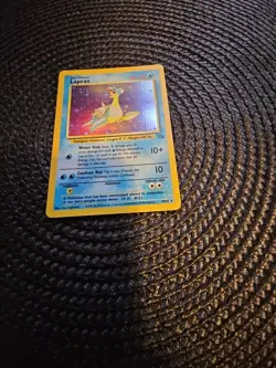 1999 Pokemon TCG Lapras Fossil Holo Unlimited Rare Card 10/62 - Image 5