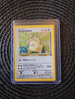 Pokemon TCG Kangaskhan Holo Rare Card 5/64 Jungle Set Vintage - Image 1