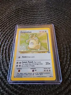 Pokemon TCG Kangaskhan Holo Rare Card 5/64 Jungle Set Vintage - Image 2