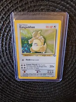 Pokemon TCG Kangaskhan Holo Rare Card 5/64 Jungle Set Vintage - Image 3