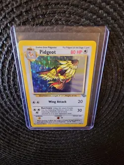 Pokemon Pidgeot TCG Jungle Holo Card 8/64 Unlimited Holo Rare - Image 3