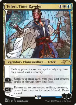MTG Foil - Teferi, Time Raveler (Stained Glass) - 526 / NM / English - Image 1