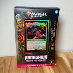 MTG Kamigawa: Neon Dynasty Commander Deck -Upgrades Unleashed-NEW (damaged box) - Image 1