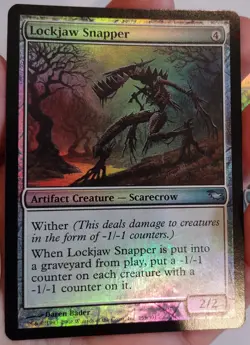 Lockjaw Snapper x1 - Foil - Shadowmoor - NM Unplayed - Image 3