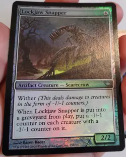 Lockjaw Snapper x1 - Foil - Shadowmoor - NM Unplayed - Image 4