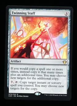 * * 1x Twinning Staff x1 * * Commander 2020 MTG NM Near Mint - Image 1