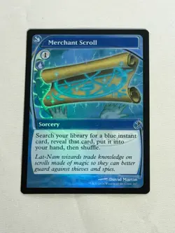 MTG FOIL Merchant Scroll Future Sight Mystery Booster 2 Magic the Gathering - Image 1