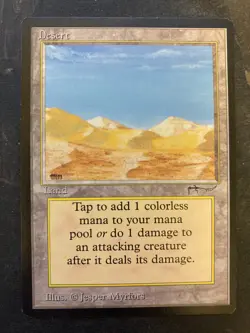 *** ARABIAN NIGHTS Desert *** NM-Mint Beauty! - DUTY FREE - MtG Magic - Image 1