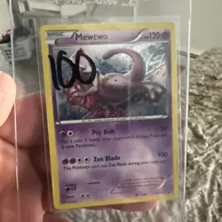 2015 POKEMON XY BLACK STAR PROMOS XY101 MEWTWO-HOLO MEGA MEWTWO PRODUCTS - Image 1