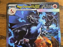 Pokemon Phantasmal Flames # 125/94 MEGA CHARIZARD X EX,,never played,,read - Image 2