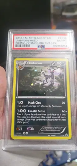 2016 Pokemon Xy Black Star Promo #XY96 Umbreon Holo Promo PSA 8 - Image 1
